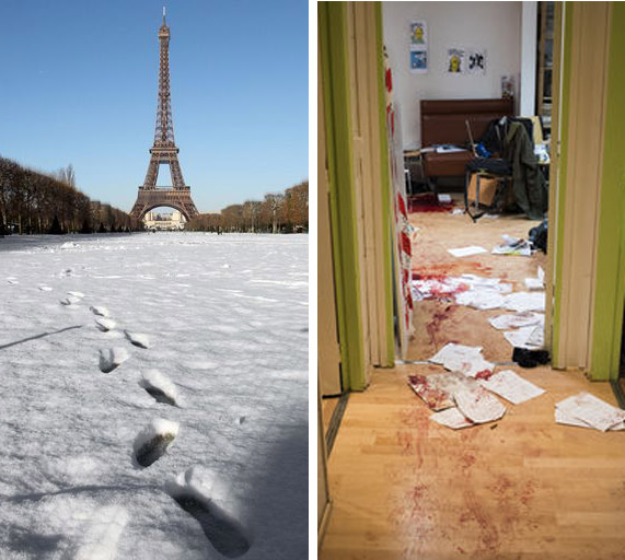 Parigi neve e sangue